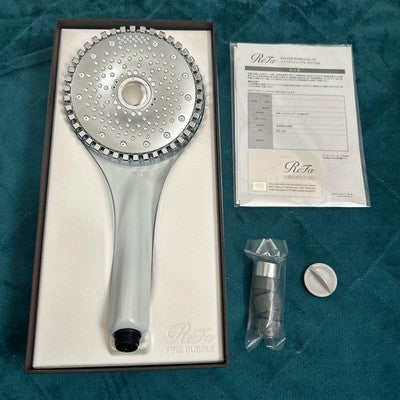 MTG REFA FINE BUBBLE DIA 150 WHITE SHOWER HEAD NEAR MINT AUTHENTIC JAPAN