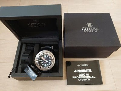 CITIZEN PROMASTER ECOZILLA ECO-DRIVE DIVER SILVER WATCH AS IS