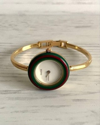 GUCCI CHANGE BEZEL WATCH 11 COLORS NEW BATTERY BOX WARRANTY FULL SET WORKING