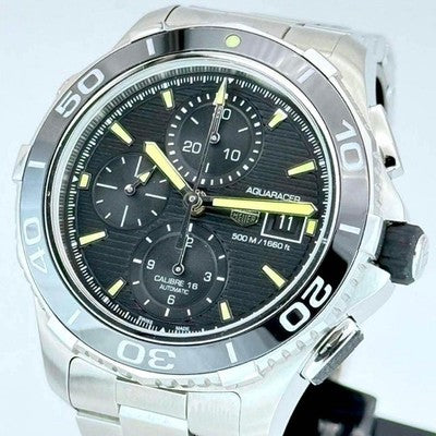 TAG HEUER AQUARACER CAK2111 CHRONOGRAPH AUTOMATIC WATCH,  WITH ALL ACCESSORIES.