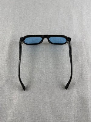 JACQUES MARIE MAGE CHALLENGER JMMCG6D BLACK FRAME BLUE LENSES 155-171 FROM JAPAN