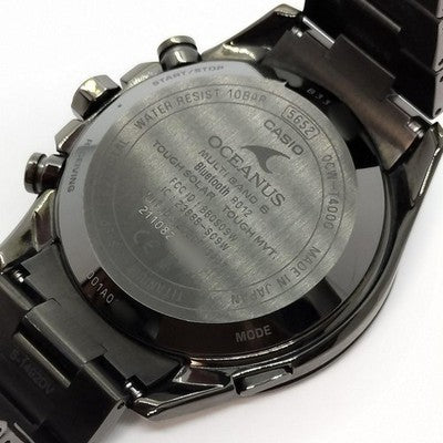 CASIO OCEANUS OCW-T4000BA-1A3JF TITANIUM SOLAR BLUETOOTH WATCH BOX WARRANTY