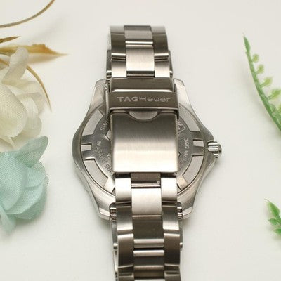 TAG HEUER AQUARACER WAB1111 QUARTZ SILVER DIAL 300M DIVER SS MEN'S WATCH 39MM