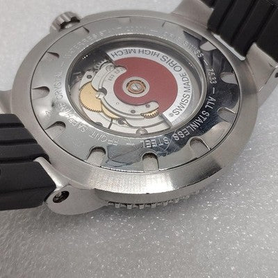 ORIS DIVERS 7533 AUTOMATIC 200M BLACK DIAL RUBBER STRAP MEN'S WATCH SWISS