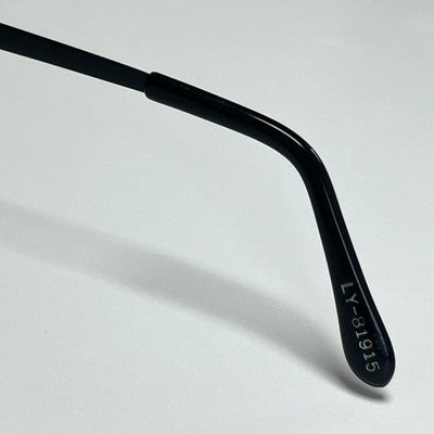 ISSEY MIYAKE MEN VINTAGE SUNGLASSES MATTE BLACK BLUE LENS RARE EARLY LOGO
