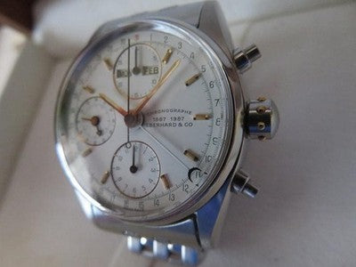 EBERHARD NAVY MASTER 31011 CHRONOGRAPH AUTO 100TH ANNIVERSARY SWISS
