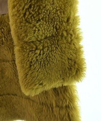 CHLOE WOMEN SHEARLING SHEEPSKIN COAT BROWN SIZE 34 XXS ZIP ITALY PRE OWNED