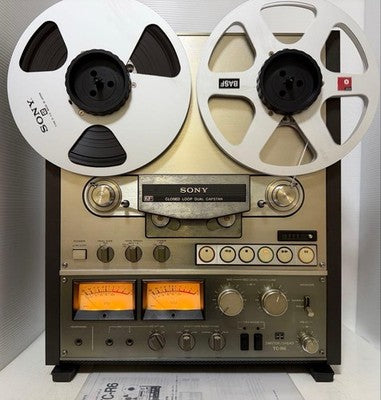 SONY TC-R6 OPEN REEL TAPE DECK 4 TRACK REEL TO REEL SERVICED WORKING