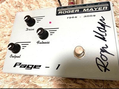 ROGER MAYER GERMANIUM FUZZ PAGE-1 GUITAR EFFECT PEDAL EXCELLENT+++++