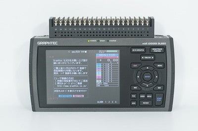 GRAPHTEC GL820 GL820 MULTI CHANNEL HANDY LOGGER DATA RECORDER TESTED JAPAN