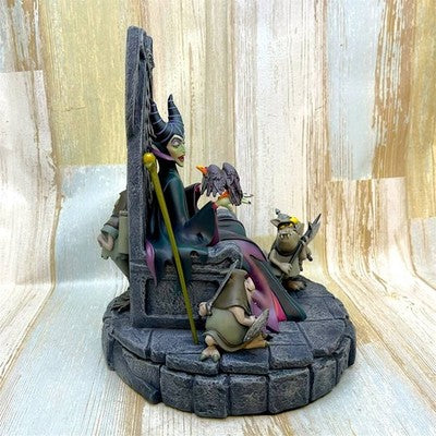 DISNEY MALEFICENT TRINKET BOX FIGURE SLEEPING BEAUTY VILLAIN RESIN RARE