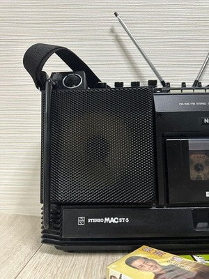 NATIONAL RS-4250 STEREO MAC ST-5 VINTAGE BOOMBOX RADIO CASSETTE PLAYER SERVICED