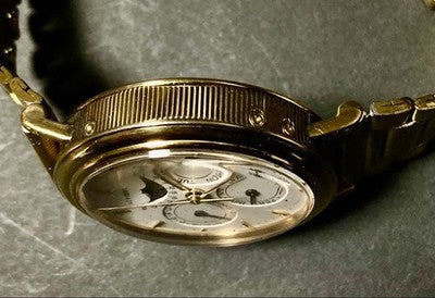 EBERHARD LECANTIERME MOONPHASE COMPLETE CALENDAR ETA2892 SILVER 925 GP