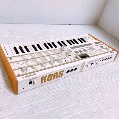 KORG MICROKORG S MK-1S SYNTHESIZER VOCODER W/MIC CABLE AC ADAPTER TESTED JAPAN