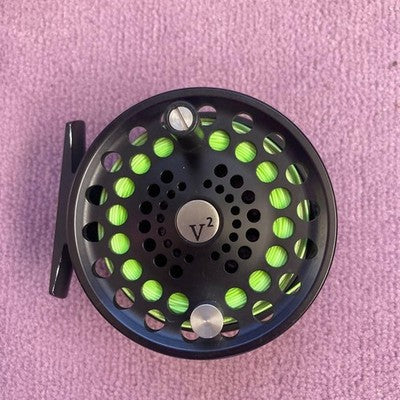 WATERWORKS LAMSON VELOCITY V2 FLY REEL #6 TROUT DISC DRAG W/CASE EXCELLENT JP