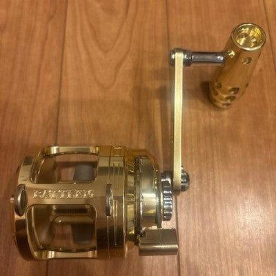 ALLIGATOR BATTLEG 10 GOLD BIG GAME REEL UNUSED FULL SET HIGH PERFORMANCE