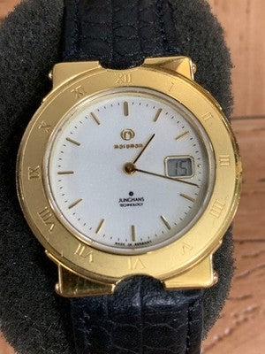 JUNGHANS MARUMAN MJ W001 DIGITAL SECOND MEN'S WRISTWATCH ROUND FACE GERMAN MADE