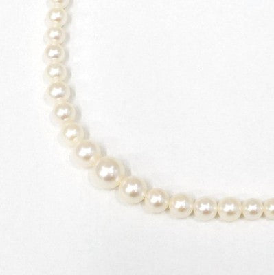 MIKIMOTO BABY PEARL GRADIENT NECKLACE 3.5-7.3MM JEWELRY NECKLACES EXCELLENT+++++