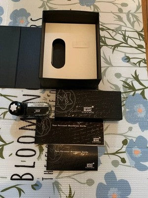 Montblanc Meisterstück Fountain Pen 14K 4810 Black Used /w Box Engraved