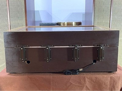 GARRARD 301 50HZ TURNTABLE WITH TRIPLE ARM CABINET / INSTRUCTION MANUAL INCLUDED