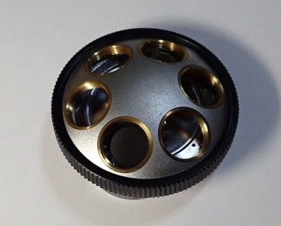 Olympus 6-Hole Revolving Nosepiece RMS For BH2 BHT BHS Microscope Used Excellent