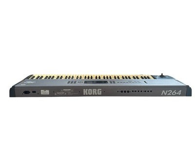 KORG N264 SYNTHESIZER 61-KEY WORKSTATION W/ CASE MANUAL TESTED FROM JAPAN AS IS
