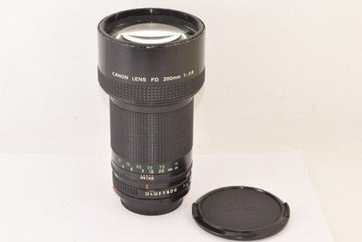 CANON NEW FD 200MM F2.8 IF LATE MODEL LARGE-APERTURE TELEPHOTO LENS AS IS