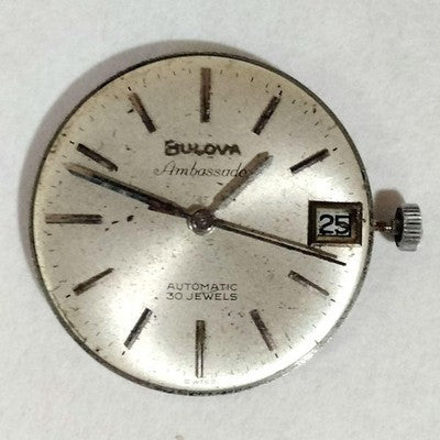 BULOVA AMBASSADOR AUTOMATIC MEN'S WATCH USED FROM JAPAN CONFIRMED WORKING