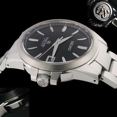 SEIKO GRAND SEIKO 9S MECHANICAL SBGR057 9S65-00C0 BLACK DIAL AUTOMATIC SS WATCH
