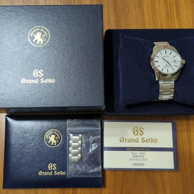 SEIKO SBGR029 GRAND SEIKO ROUND FACE JAPAN MADE STAINLESS STEEL BELT AS IS