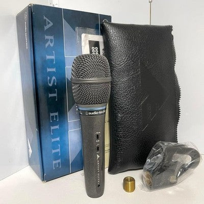 AUDIO-TECHNICA AE3300 HANDHELD MICROPHONE BACK ELECTRET CONDENSER TYPE
