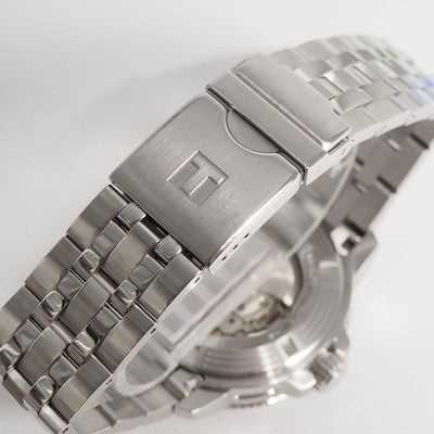 TISSOT SEASTAR T120407A AUTOMATIC 42MM SILVER DIAL CERAMIC BEZEL MENS WATCH BOX