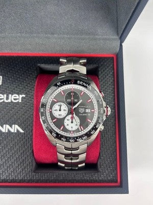 TAG HEUER FORMULA 1 CALIBRE 16 SENNA 25TH TRIBUTE EDITION AUTOMATIC NEAR MINT