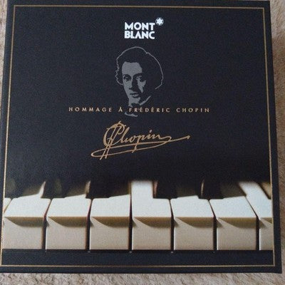 Montblanc Meisterstück 145 Chopin Fountain Pen Black Gold Unused /w CD Box