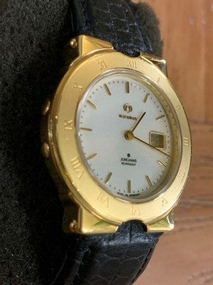 JUNGHANS MARUMAN MJ W001 DIGITAL SECOND MEN'S WRISTWATCH ROUND FACE GERMAN MADE