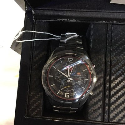 CASIO EDIFICE EFR-528RB-1AJR Red Bull Racing Limited Used From Japan