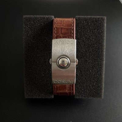 CORUM BUBBLE CHRONOGRAPH 396.150.20 AUTOMATIC STEEL RUBBER MENS WATCH USED