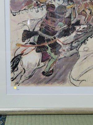 AKIRA KUROSAWA KAGEMUSHA LITHOGRAPH KAWAKAJIMA SIGNED LTD 250 COA 1999