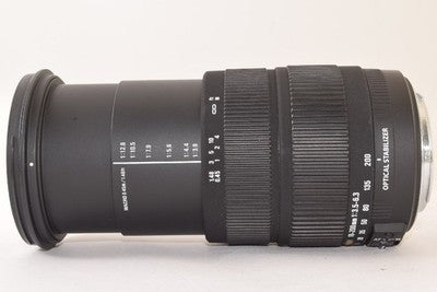 SIGMA 18-200MM F3.5-6.3 DC OS FOR CANON COMPACT ZOOM LENS FOR PARTS NOT WORKING