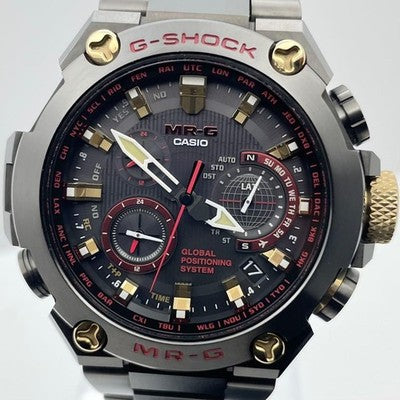 CASIO G-SHOCK AKAZONAE MRG-G1000B-1A4JR DATE SOLAR POWERED RADIO MEN'S MRG-G1000