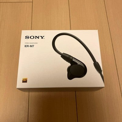 SONY IER-M7 IN EAR MONITOR EARPHONES WIRED BALANCED ARMATURE BLACK AUDIOPHILE