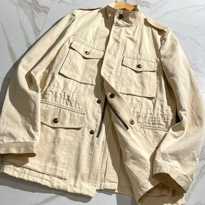 TOM FORD SAFARI JACKET BEIGE SIZE L MEN'S EASY TO WEAR SHIPS MADE IN ITALY