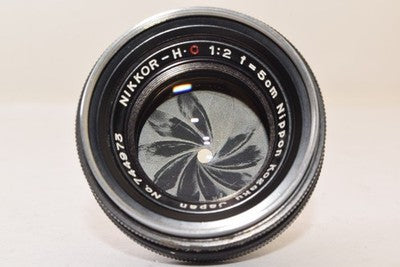 NIKON NIKKOR-H・C 5CM 50MM F2 S-MOUNT OLD LENS POPULAR AMONG CLASSIC LENSES