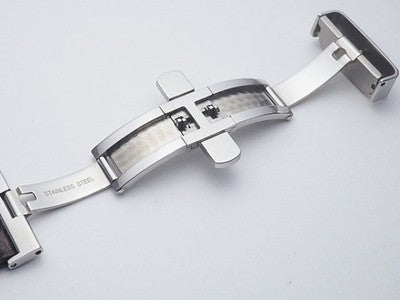 GEORG JENSEN 392 KOPPEL STAINLESS STEEL 41MM SILVER WRISTWATCH USED AUTHENTIC