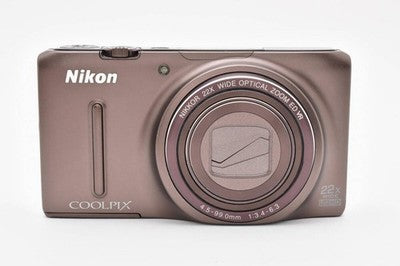 NIKON COOLPIX S9500 BROWN 18.1MP 22X DIGITAL CAMERA