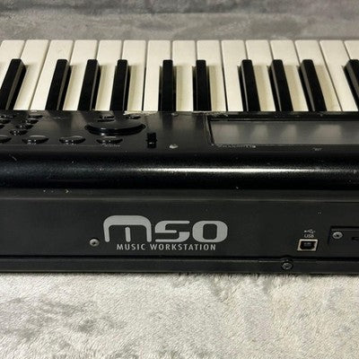 KORG M50 61 MUSIC WORKSTATION SYNTHESIZER KEYBOARD W/ AC PEDAL MANUAL FROM JAPAN