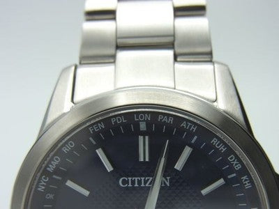 CITIZEN ECO-DRIVE DIRECT FLIGHT CB1090-59L RADIO MEN'S WATCH 38.7MM SS
