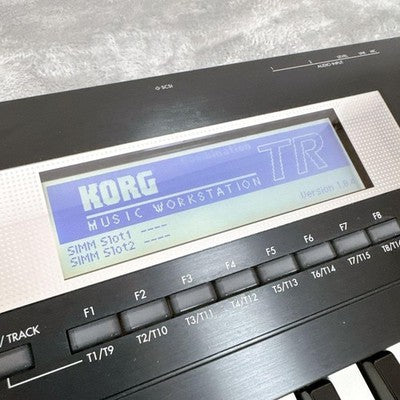 KORG TR61 SYNTHESIZER WORKSTATION 61-KEY W/ SOFT CASE FOR PARTS OR NOT WORKINGQ