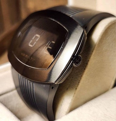 HAMILTON PULSOMATIC AUTOMATIC DIGITAL JAZZMASTER SWISS WATCH 48MM VINTAGE