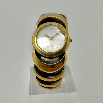 SEIKO LE VENT 1F20-5J50 SAYOKO YAMAGUCHI MODEL QUARTZ LADIES WATCH GOLD TONE